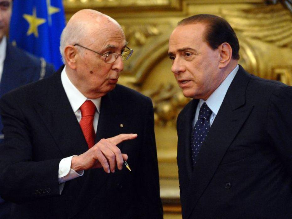 Silvio Berlusconi President Napolitano 